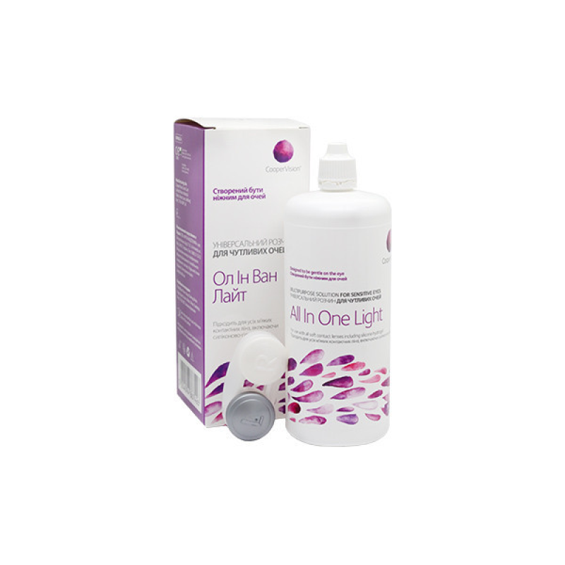 Розчин для лінз CooperVision All in one light 60ml